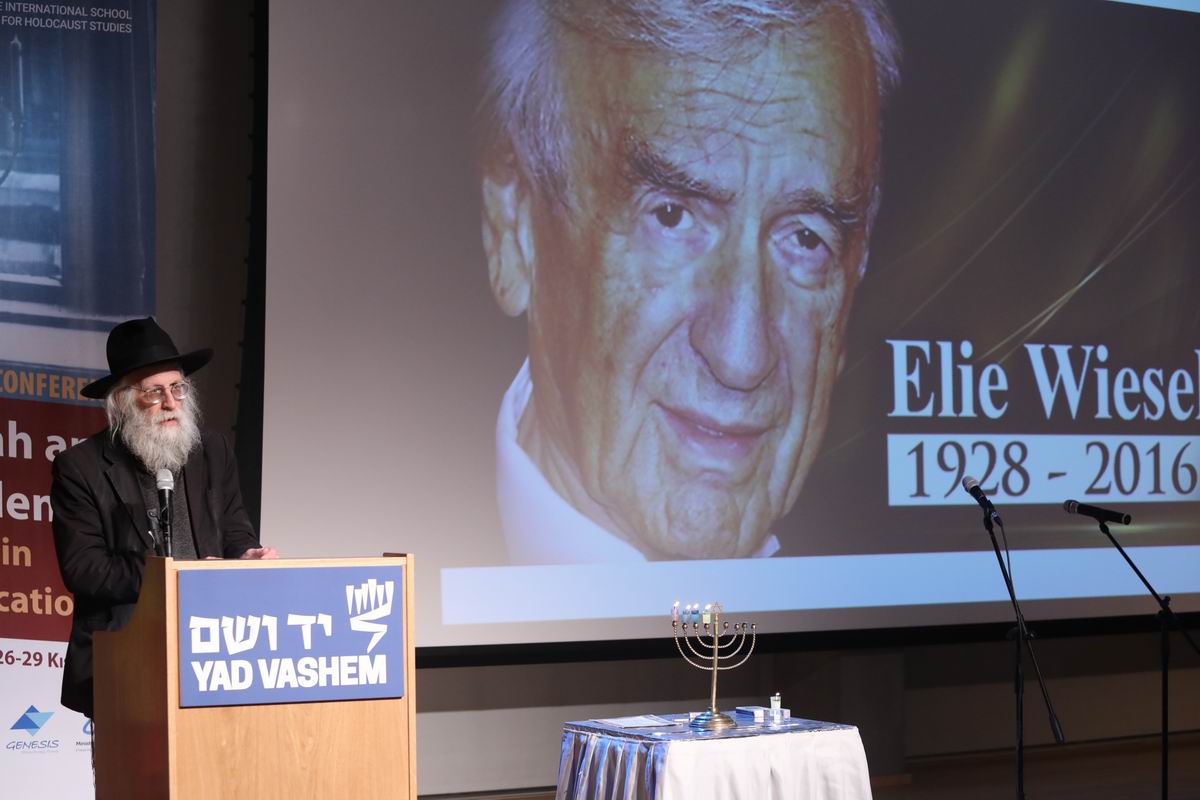 Dr. Alan Rosen recalled the inspiring legacy of his late friend and mentor, Elie Wiesel